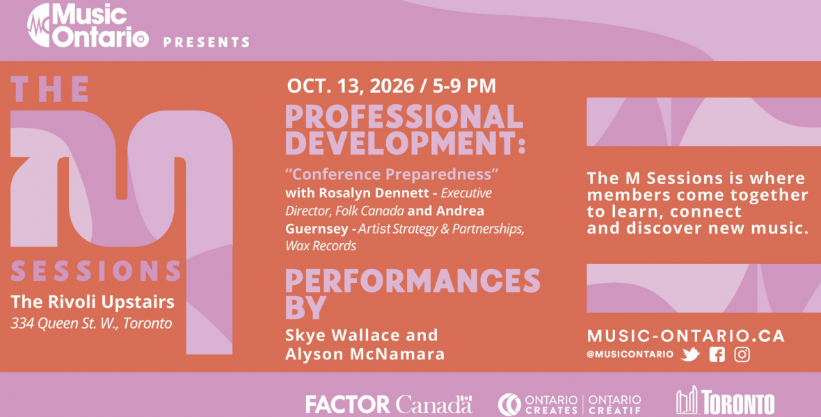MusicOntario presents The M Sessions